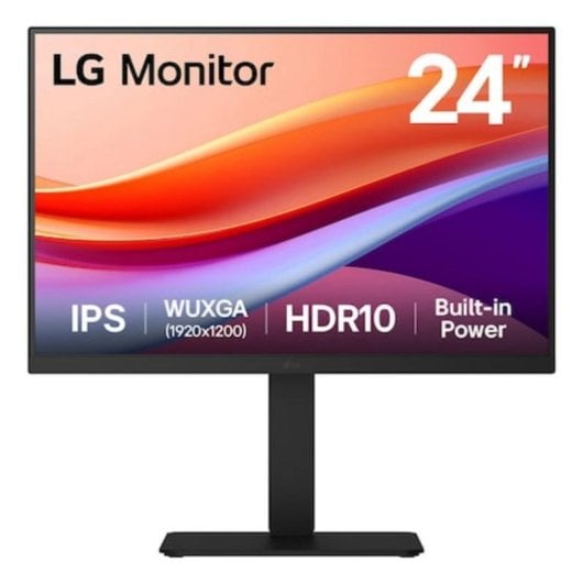 Monitor LG 24BA55W-B 24" WUXGA IPS HDR10 Höhenverstellbar USB Lautsprecher 5ms