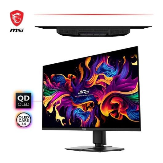 Écran PC MSI MPG 271QRXDE 26,5" Wide Quad HD 360Hz QD-OLED 1ms Hauteur réglable USB-C HDR400