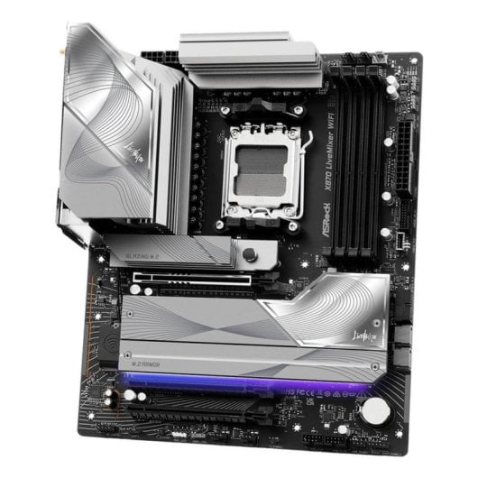 Placa Base Asrock X870 LiveMixer WiFi AMD X870 Socket AM5 DDR5 ATX Wi-Fi 7 RGB