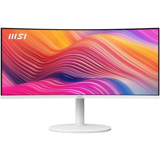 Monitor MSI Modern MD342CQPWDE 34" UltraWide Quad HD 120Hz VA Curvo Blanco Altavoces 4 ms