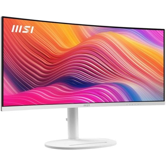 Monitor MSI Modern MD342CQPWDE 34" UltraWide Quad HD 120Hz VA Curvo Blanco Altavoces 4 ms
