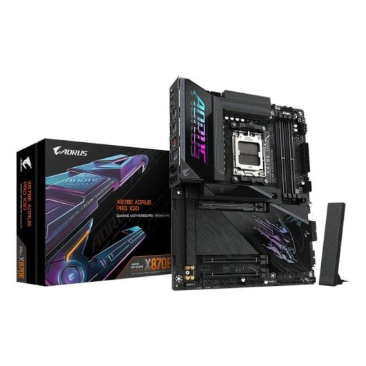 Schede Madri Gigabyte X870E AORUS PRO X3D X870E AM5 DDR5 ATX WiFi 7 USB4 5GbE RGB