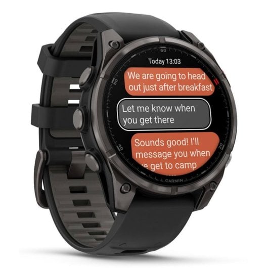 Garmin fēnix 8 Pro GPS NFC 47mm AMOLED Cinzento/Preto Grande Resistente à Água 10ATM SpO2