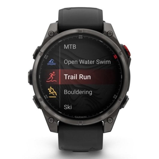 Garmin fēnix 8 Pro GPS NFC 47mm AMOLED Cinzento/Preto Grande Resistente à Água 10ATM SpO2