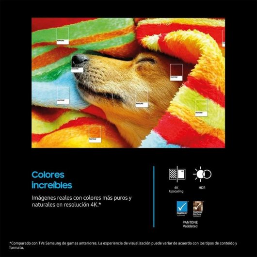 TV Samsung LED Crystal UHD U8075F 50" 4K UltraHD 50Hz Smart TV Tizen HDR10+ Q-Symphony