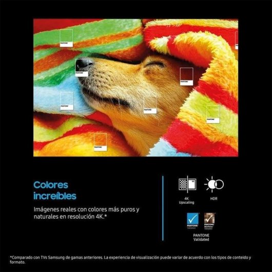 TV Samsung LED Crystal UHD U8075F 50" 4K UltraHD 50Hz Smart TV Tizen HDR10+ Q-Symphony