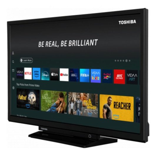 TV Toshiba LED 24WV3F63DA 24" HD Smart TV WiFi HDR Negro