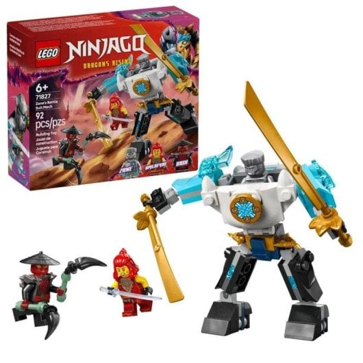 LEGO NINJAGO Armadura Robótica de Combate de Zane 71827 92 piezas
