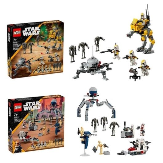 LEGO Star Wars Pack Soldado Clon y Droide 75372 + Soldados Clon del 327 Cuerpo Estelar 75431