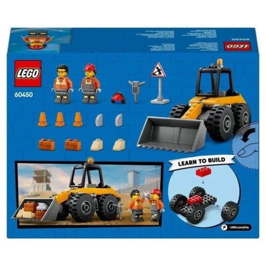 LEGO City Cargadora con Ruedas Amarilla 60450 81 piezas