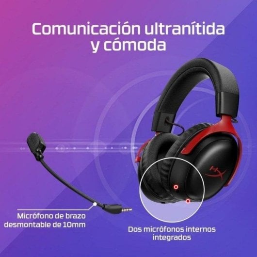 HyperX Cloud III S Auriculares Gaming Inalámbricos + Pulsefire Haste 2 Wireless Ratón Gaming 26000DPI
