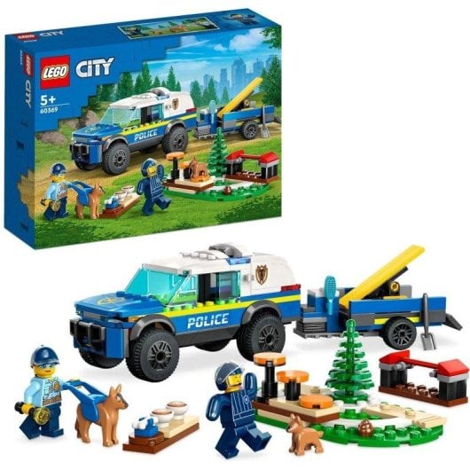 LEGO City Entrenamiento Móvil para Perros Policía 60369 197 piezas