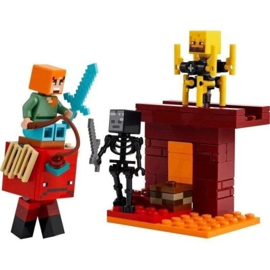 LEGO Minecraft A Batalha da Lava do Nether 21266 99 peças