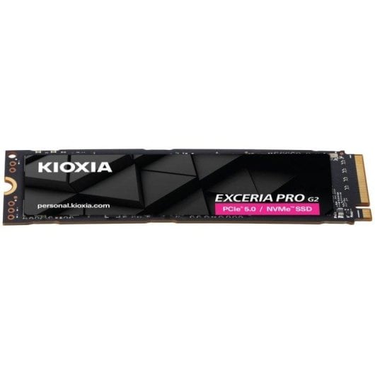 Disco Duro Kioxia Exceria PRO G2 1TB SSD M.2 PCIe Gen5 Lectura 14 400MB/s Disipación Avanzada