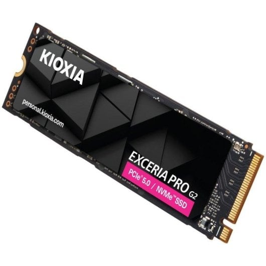 Disco Duro Kioxia Exceria PRO G2 1TB SSD M.2 PCIe Gen5 Lectura 14 400MB/s Disipación Avanzada