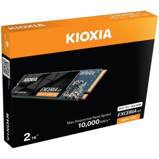 Disco Duro Kioxia Exceria G3 2TB SSD M.2 PCIe Gen5 x4 10000MB/s NVMe QLC