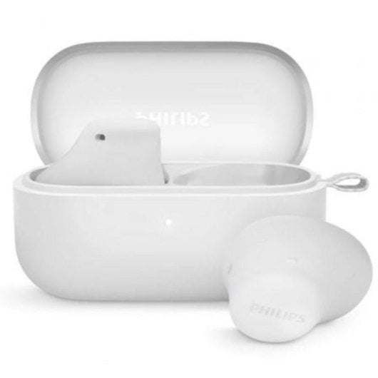 Auricolari Philips TAT2149 wireless Bluetooth con custodia, microfono, IPX4, bianchi