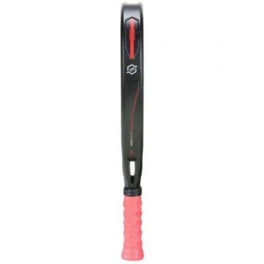 Pala de pádel Bullpadel Vertex 04 Diamante Carbono Top Spin Rojo Negro