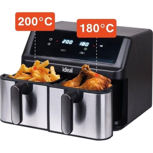 Fritteuse Heißluft Eldon Tofu Matcha Ultra 9L 2000W Touch, Antihaft, LED