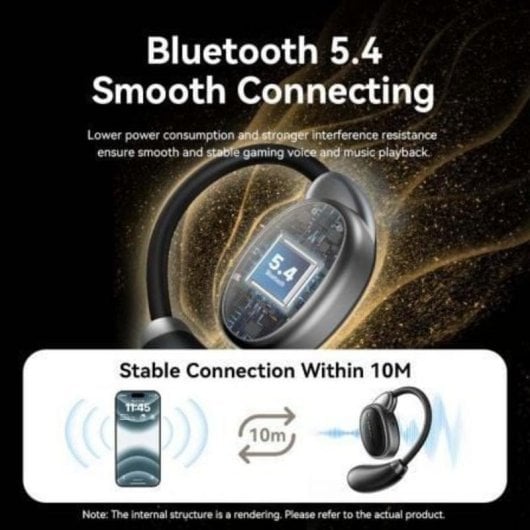 Auriculares Vention OpenBeat O15 inalámbricos Bluetooth Deportivos Open-Ear Schwarz