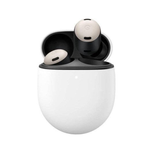 Auriculares Google Pixel Buds Pro sem fios Bluetooth com Cancelamento de Ruído, Microfone e Controlo Tátil, Porcelana