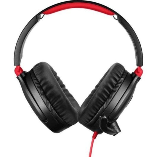 Casque Turtle Beach Recon 70 filaire jack, gaming avec surround virtuel, micro et Dolby Atmos, noir/rouge