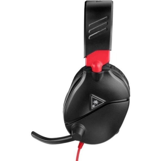 Casque Turtle Beach Recon 70 filaire jack, gaming avec surround virtuel, micro et Dolby Atmos, noir/rouge