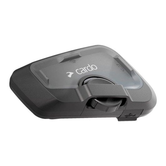 Intercom Cardo FRC4X003 kabellos Bluetooth 5.2 Motorrad 4 Kanäle 1200 m Schwarz
