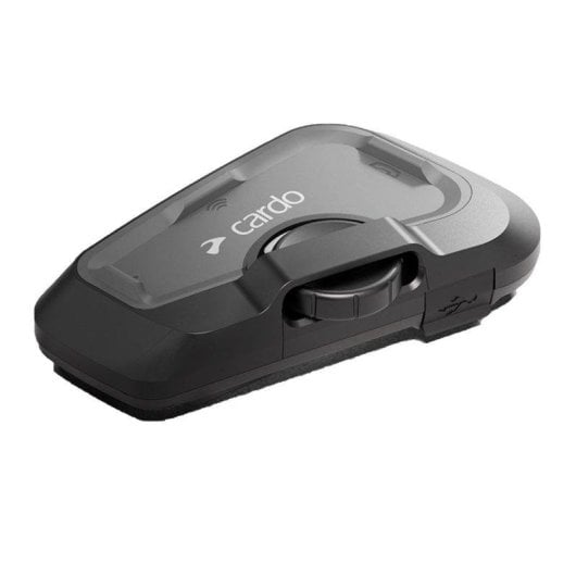 Intercom Cardo FRC4X003 kabellos Bluetooth 5.2 Motorrad 4 Kanäle 1200 m Schwarz
