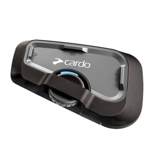 Intercom Cardo FRC4X003 kabellos Bluetooth 5.2 Motorrad 4 Kanäle 1200 m Schwarz