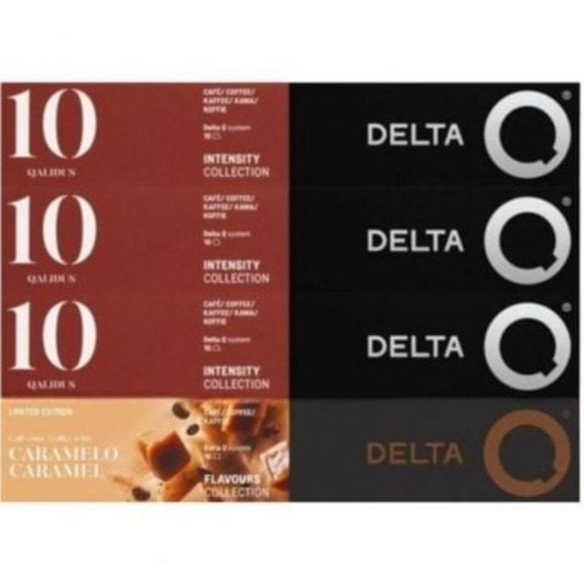 Café en cápsulas Delta Pack Qalidus + Caramelo, 40 unidades, compatibilidad Delta Q