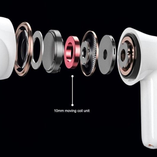 Auriculares Lenovo LP1s inalámbricos Bluetooth con reducción de ruido, control táctil y estuche de carga USB-C blancos