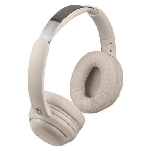 Auriculares Defender Freemotion B475 ANC Bluetooth com Cancelamento de Ruído Circumaural Creme