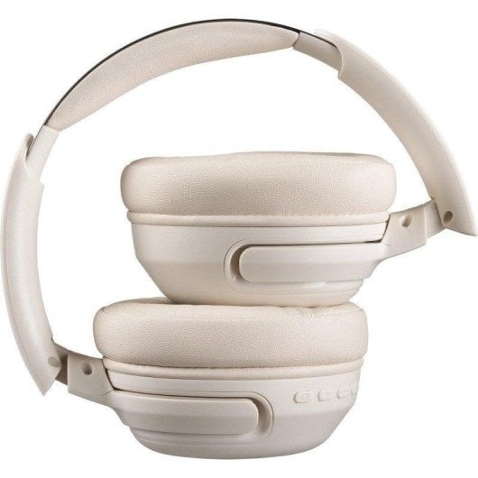 Auriculares Defender Freemotion B475 ANC Bluetooth com Cancelamento de Ruído Circumaural Creme