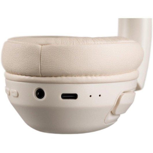 Auriculares Defender Freemotion B475 ANC Bluetooth com Cancelamento de Ruído Circumaural Creme