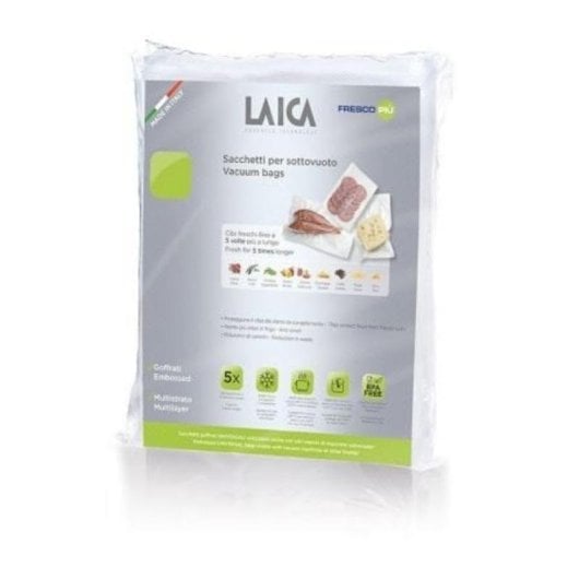 Bolsa para envasadora a vácuo Laica VT3510 50 unidades 250 mm x 300 mm