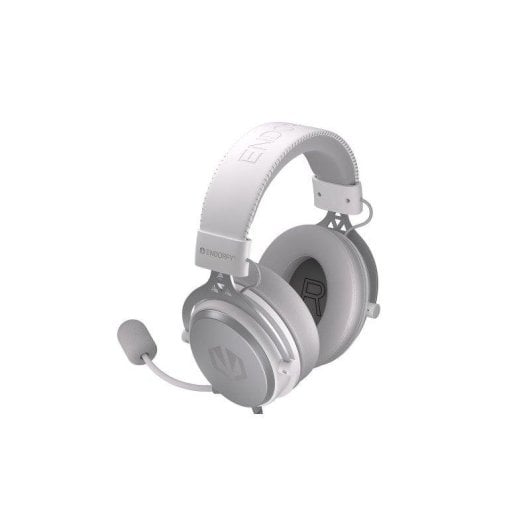 Auriculaires ENDORFY VIRO Plus USB Onyx White filaires USB/Jack pour musique et quotidien, microphone amovible, blanc