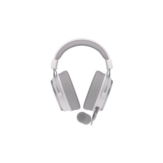 Auriculaires ENDORFY VIRO Plus USB Onyx White filaires USB/Jack pour musique et quotidien, microphone amovible, blanc