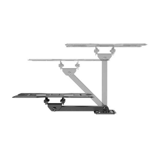 Soporte de TV Aisens WT43TSE-411 Pared Inclinable Giratorio 23-43" Acero Negro 30 kg