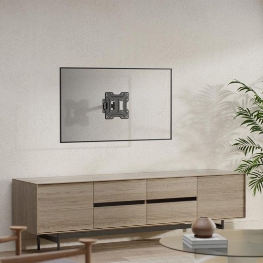 Soporte de TV Aisens WT43TSE-411 Pared Inclinable Giratorio 23-43" Acero Negro 30 kg