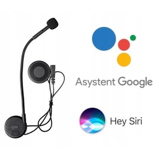 Auriculares Freedom Freedconn L1m inalámbricos Bluetooth 4.2 con Cancelación de Ruido y Micrófono para Moto Negro