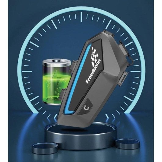 Intercomunicador Freedom FX Bluetooth con Cancelación de Ruido y protección IP67 Negro