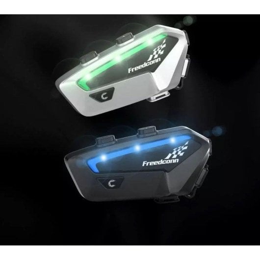 Intercomunicador Freedom FX Bluetooth con Cancelación de Ruido y protección IP67 Negro