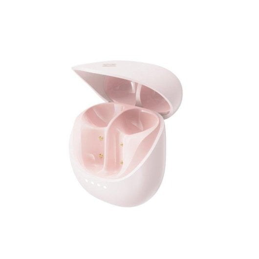 Auriculares Havit TW931 inalámbricos Bluetooth uso diario y llamadas micrófono táctil color rosa