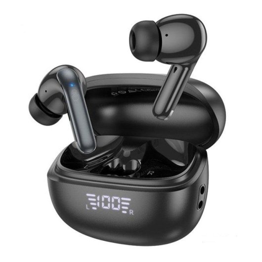 Kopfhörer Hoco EQ5 Wireless Bluetooth mit aktiver Geräuschunterdrückung, für Anrufe und Musik, Schwarz