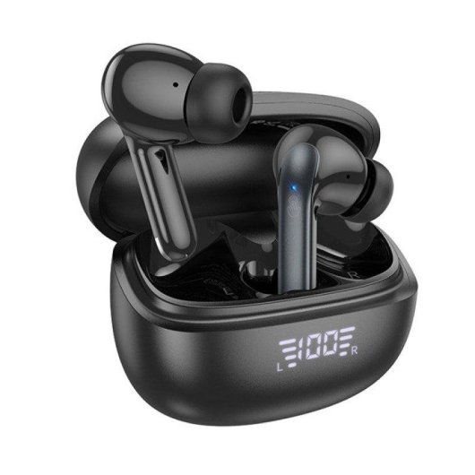 Kopfhörer Hoco EQ5 Wireless Bluetooth mit aktiver Geräuschunterdrückung, für Anrufe und Musik, Schwarz