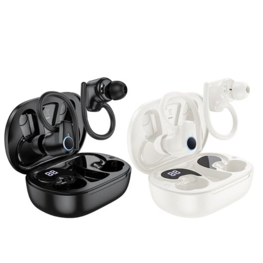 Auriculares Hoco Eq8 Pure Joy Inalámbricos Bluetooth para Chamadas e Música Pretos