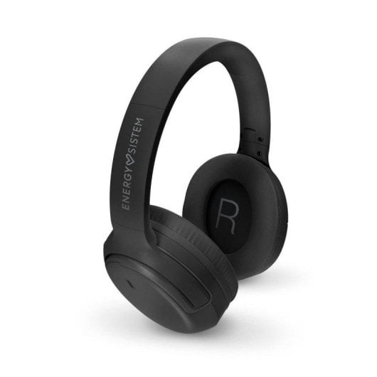 Auriculares Energy Sistem Black Rizz inalámbricos Bluetooth multipunto con Deep Bass y micrófono negros