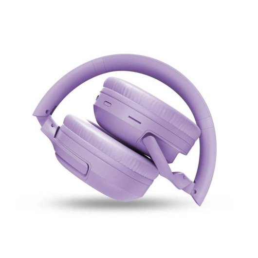 Auriculares Energy Sistem Lavender Rizz inalámbricos Bluetooth con Deep Bass, batería 50h, multipunto y micrófono, diseñ