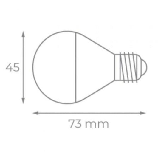Lampe LED Iglux XG-0527-C V2 E27 5W 400lm 3000K mini globe